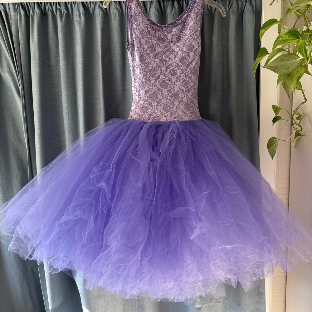 Adult Purple Dance Costume TuTu